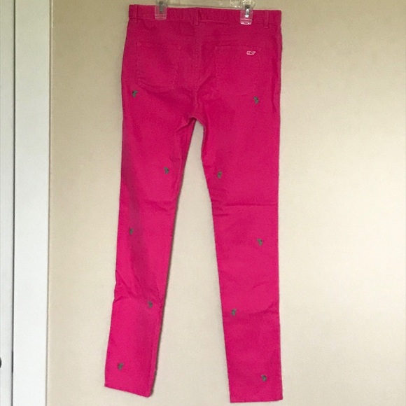 *SOLD* Vineyard Vines Pink Corduroy Pants 16 - Picture 5 of 5